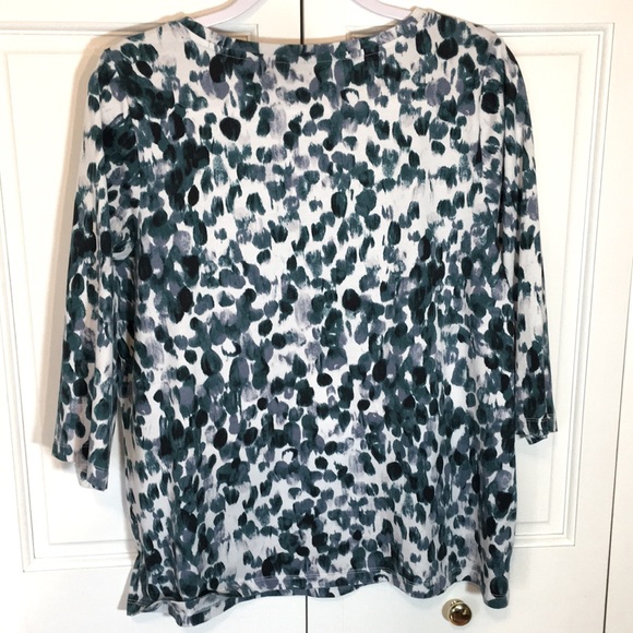 Studio Works 3/4 sleeve Top, Women's 1X - Picture 8 of 8